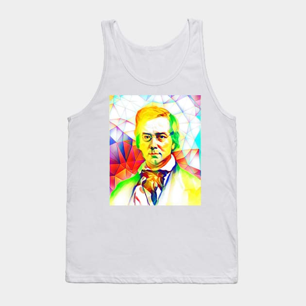 George Perkins Marsh Colourful Portrait | George Perkins Marsh Artwork 12 Tank Top by JustLit